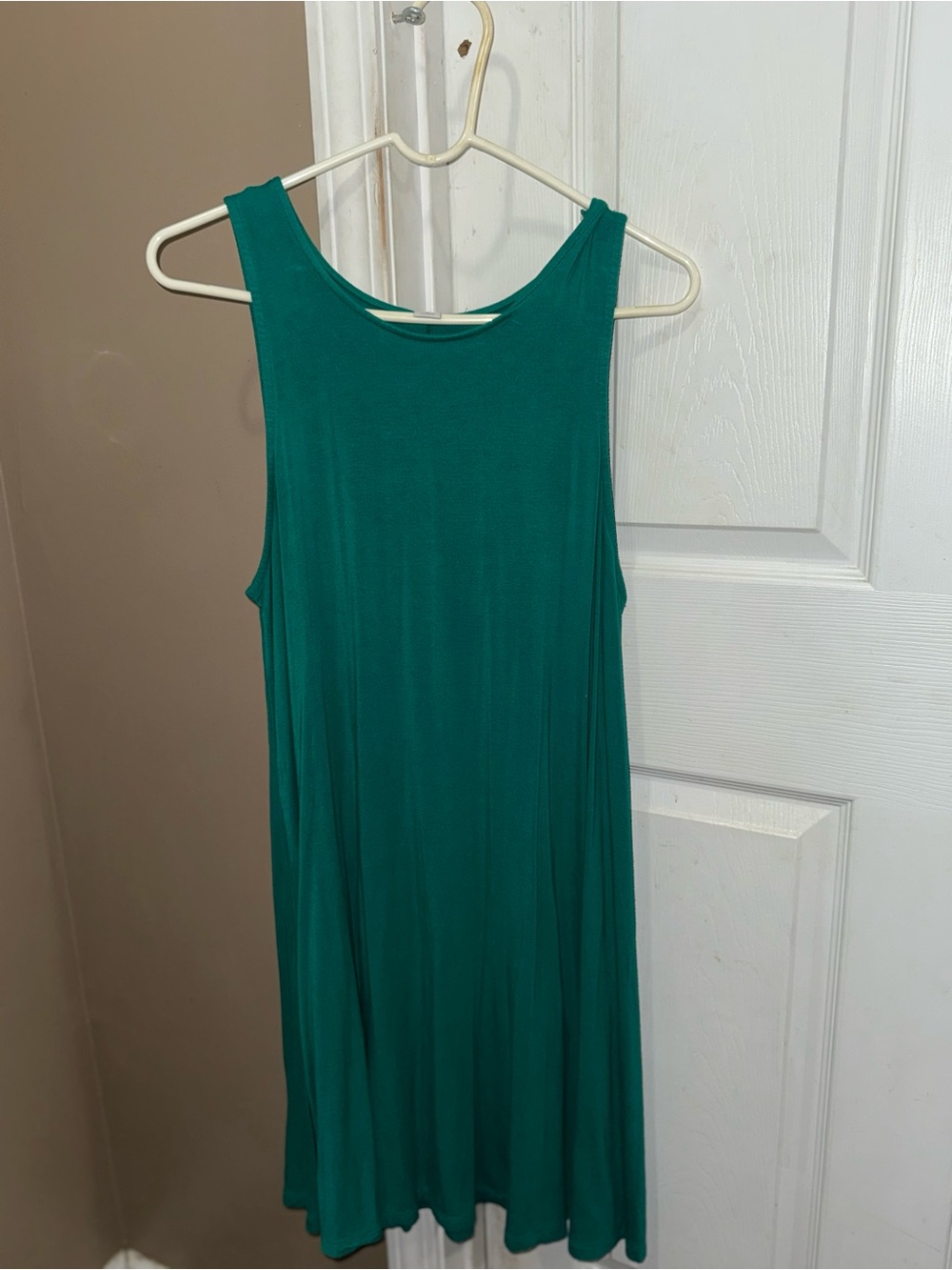 Old Navy Sleeveless Teal Midi Swing Dress